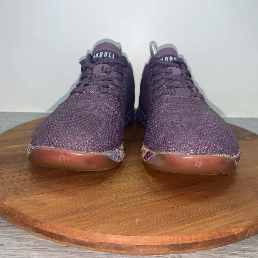 NOBULL Trainers Men’s 6.5 Women’s 8 Superfabric Gym Purple Shoes Colorful *FLAWS